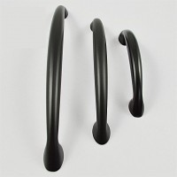 Automatic Die-casting Furniture Handle Factory Modern Matt Black Wardrobe Door Handle Unique Cabinet Kitchen Door Drawer Handles